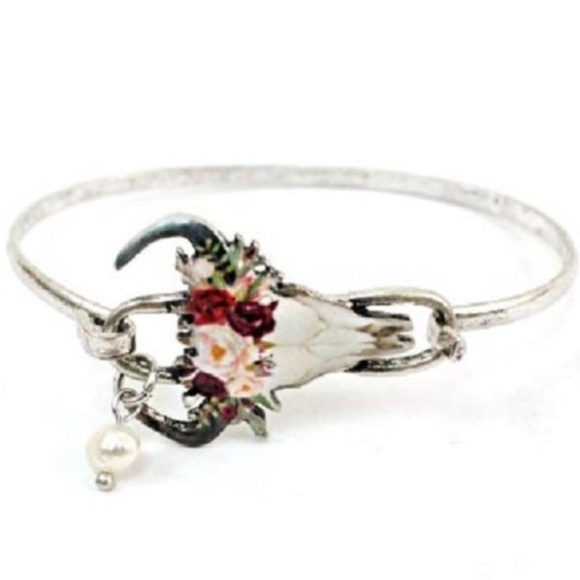 Mod Me Over Jewelry - NWT Boho Gypsy Western Longhorn Skull Bracelet